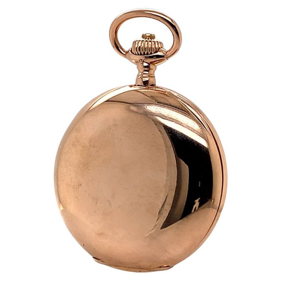German 14K rose gold hunting cased lever watch Circa 1903 German 14K rose gold hunting cased lever watch Circa 1903