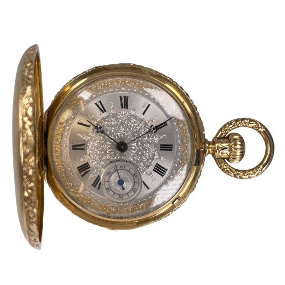 Heavy German 18K gold quality 1A lever pocket watch Circa 1870 Heavy German 18K gold quality 1A lever pocket watch Circa 1870