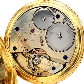 Heavy German 18K gold quality 1A lever pocket watch Circa 1870