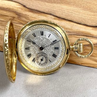 Heavy German 18K gold quality 1A lever pocket watch Circa 1870