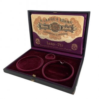 German rose gold quality 1A lever with carrousel Circa 1914