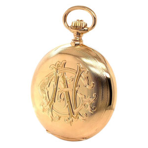 German rose gold quality 1A lever with carrousel Circa 1914