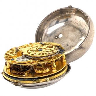 German verge watch with calendar and phases of the moon Circa 1645