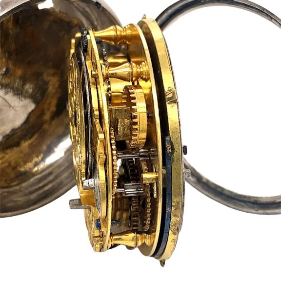 German verge watch with calendar and phases of the moon Circa 1645 German verge watch with calendar and phases of the moon Circa 1645