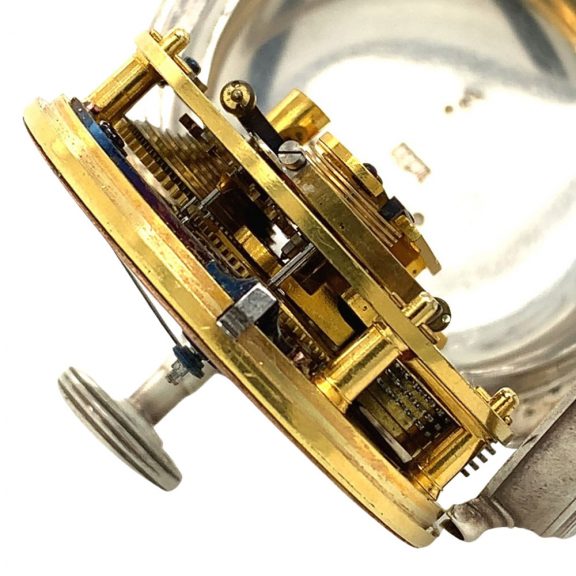 Very fine English silver open faced chronometer Circa 1785 Very fine English silver open faced chronometer Circa 1785