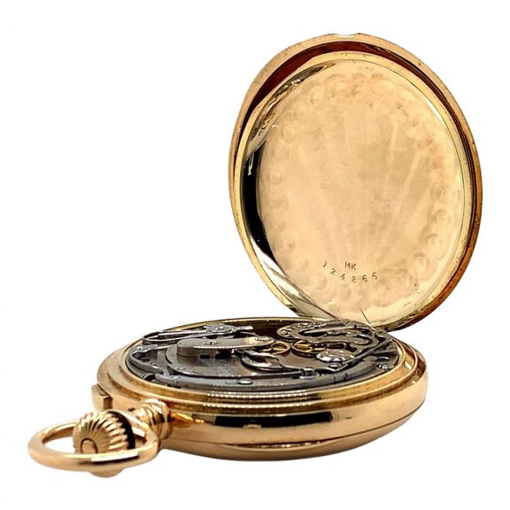 Swiss 14K gold lever split seconds chronograph Circa 1900 Swiss 14K gold lever split seconds chronograph Circa 1900