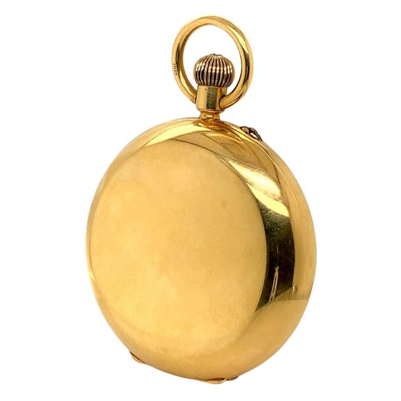 Heavy English gold lever watch with 52.5 minute carrousel Circa 1901 Heavy English gold lever watch with 52.5 minute carrousel Circa 1901