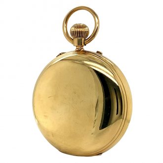 English gold chronometer with 30h power reserve Circa 1887