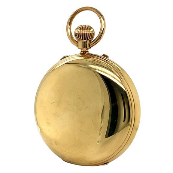 English gold chronometer with 30h power reserve Circa 1887 English gold chronometer with 30h power reserve Circa 1887