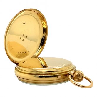 English gold chronometer with 30h power reserve Circa 1887