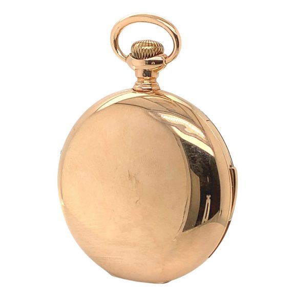 Rare Swiss 14K rose gold five minute repeating lever Circa 1900 Rare Swiss 14K rose gold five minute repeating lever Circa 1900