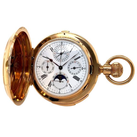 Swiss 18 carat rose gold complicated astronomical watch Circa 1890 Swiss 18 carat rose gold complicated astronomical watch Circa 1890