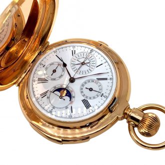 Swiss 18 carat rose gold complicated astronomical watch Circa 1890