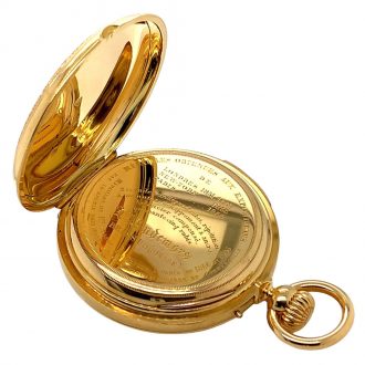 Important Swiss gold lever for the Russian market Circa 1910