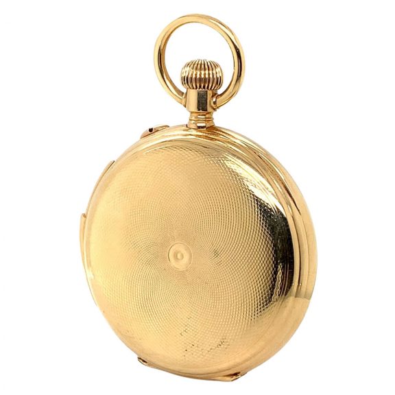 Swiss 14K gold minute repeating lever pocket watch Circa 1900 Swiss 14K gold minute repeating lever pocket watch Circa 1900