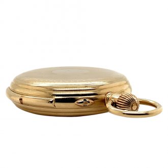 Swiss 14K gold minute repeating lever pocket watch Circa 1900