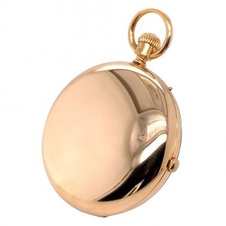 English rose gold precision watch with chronograph Circa 1865