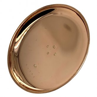 English rose gold precision watch with chronograph Circa 1865