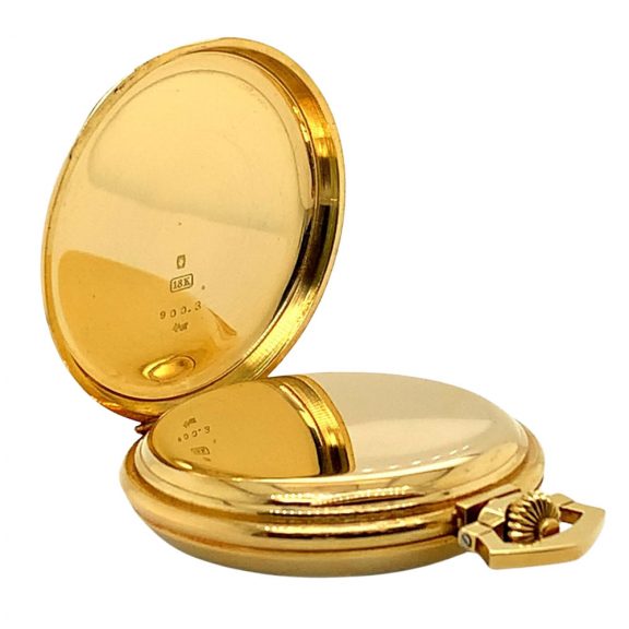 Swiss 18K gold anker chronometer with chronograph Circa 1930 Swiss 18K gold anker chronometer with chronograph Circa 1930