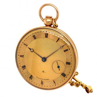 Important French rose gold quarter repeating watch Circa 1807 Important French rose gold quarter repeating watch Circa 1807