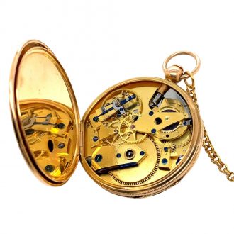 Important French rose gold quarter repeating watch Circa 1807 Important French rose gold quarter repeating watch Circa 1807