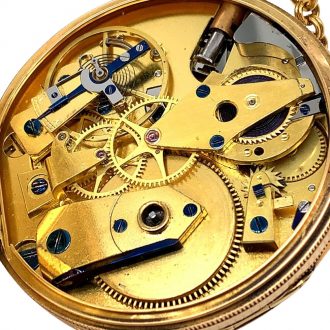 Important French rose gold quarter repeating watch Circa 1807 Important French rose gold quarter repeating watch Circa 1807