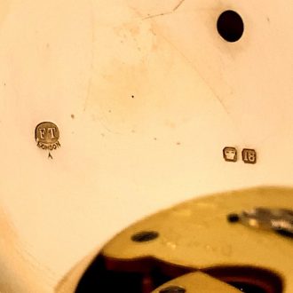 English 18K gold split seconds chronograph Circa 1902