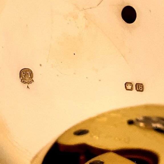English 18K gold split seconds chronograph Circa 1902 English 18K gold split seconds chronograph Circa 1902