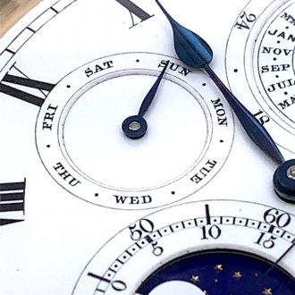 Important English gold complicated precision watch Circa 1902 Important English gold complicated precision watch Circa 1902