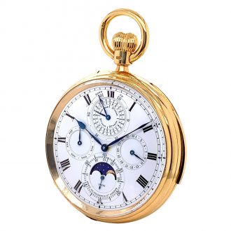 Important English gold complicated precision watch Circa 1902 Important English gold complicated precision watch Circa 1902