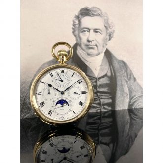 Important English gold complicated precision watch Circa 1902 Important English gold complicated precision watch Circa 1902