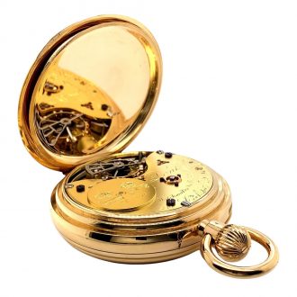Important English gold complicated precision watch Circa 1902 Important English gold complicated precision watch Circa 1902
