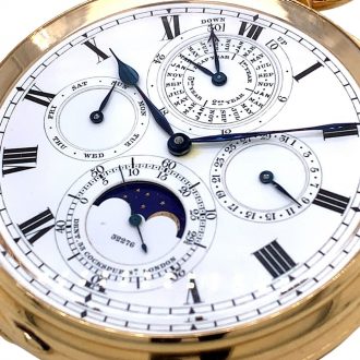 Important English gold complicated precision watch Circa 1902 Important English gold complicated precision watch Circa 1902