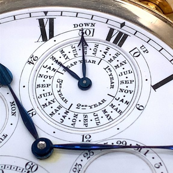 Important English gold complicated precision watch Circa 1902 Important English gold complicated precision watch Circa 1902