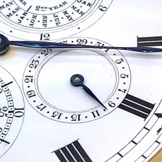 Important English gold complicated precision watch Circa 1902 Important English gold complicated precision watch Circa 1902