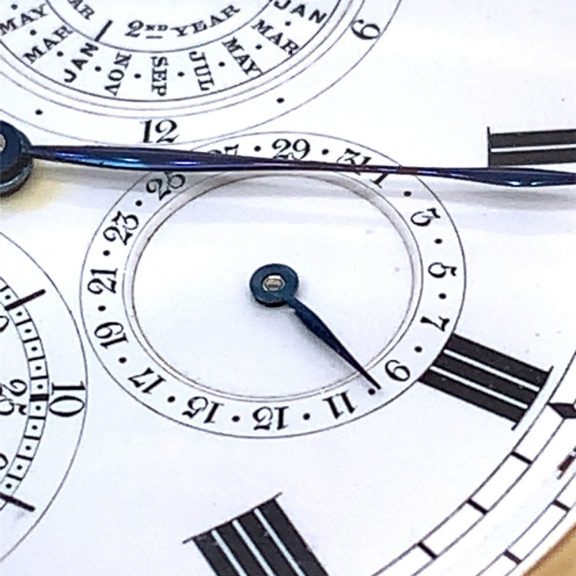 Important English gold complicated precision watch Circa 1902 Important English gold complicated precision watch Circa 1902