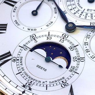 Important English gold complicated precision watch Circa 1902 Important English gold complicated precision watch Circa 1902