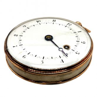 France/Italian open faced souscription type watch Circa 1820