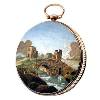 Swiss/French silver and gold souscription type watch Circa 1820