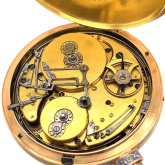 Swiss cylinder watch made for the Chinese market Circa 1820