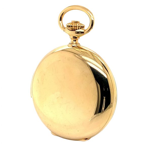 Swiss 18K gold quarter repeating lever pocket watch Circa 1865 Swiss 18K gold quarter repeating lever pocket watch Circa 1865