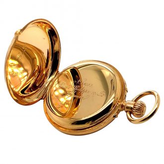 Swiss rose gold five minute repeating lever chronograph Circa 1879