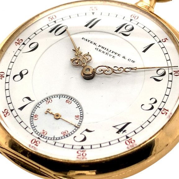 Swiss 14K rose gold open faced lever pocket watch Circa 1907 Swiss 14K rose gold open faced lever pocket watch Circa 1907