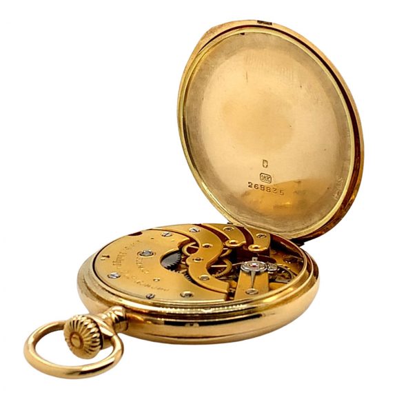 Swiss 18 carat gold open faced lever pocket watch Circa 1912 Swiss 18 carat gold open faced lever pocket watch Circa 1912