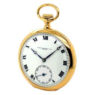 Swiss 18 carat gold open faced lever pocket watch Circa 1906 Swiss 18 carat gold open faced lever pocket watch Circa 1906