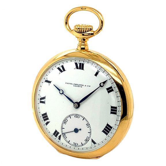 Swiss 18 carat gold open faced lever pocket watch Circa 1906 Swiss 18 carat gold open faced lever pocket watch Circa 1906