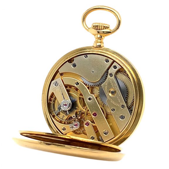 Swiss 18 carat gold open faced lever pocket watch Circa 1906 Swiss 18 carat gold open faced lever pocket watch Circa 1906