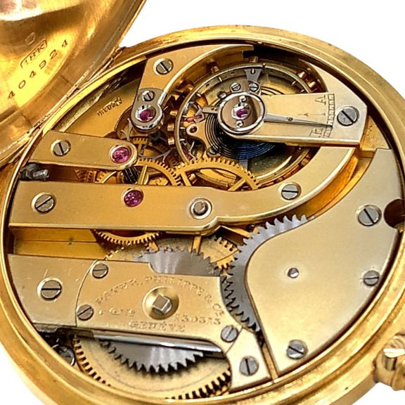 Swiss 18 carat gold open faced lever pocket watch Circa 1906 Swiss 18 carat gold open faced lever pocket watch Circa 1906