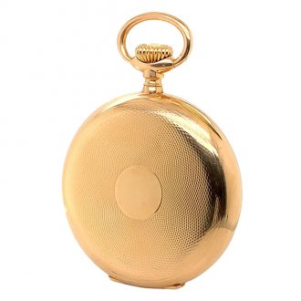 Large Swiss 18K rose gold open faced lever watch Circa 1909
