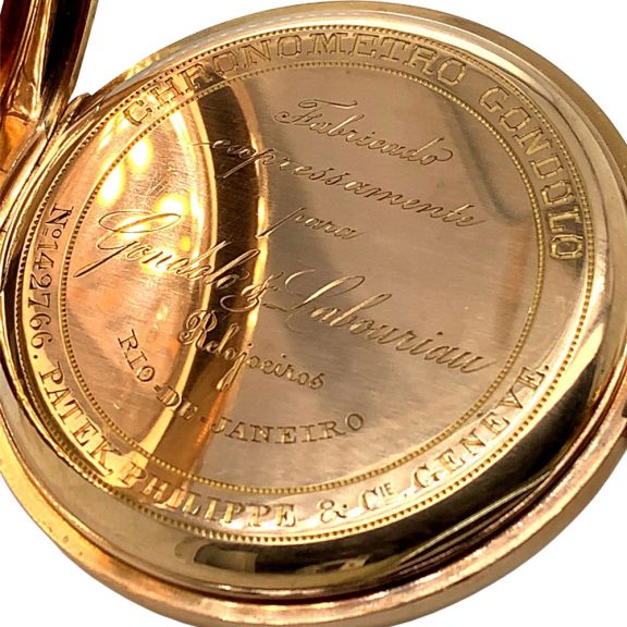 Large Swiss 18K rose gold open faced lever watch Circa 1909 Large Swiss 18K rose gold open faced lever watch Circa 1909